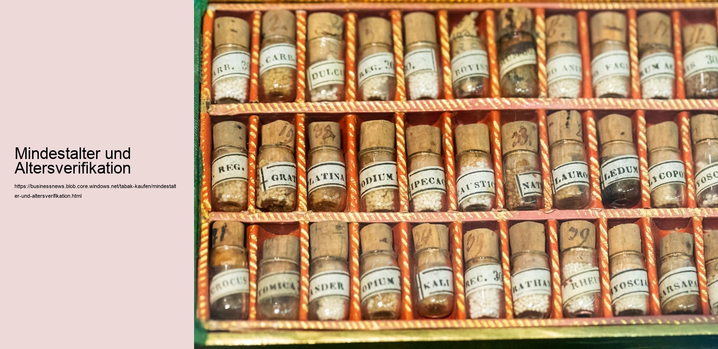 Mindestalter und Altersverifikation